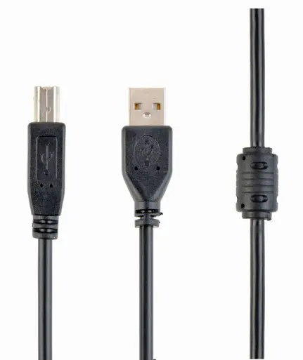 Кабель USB Type-A - Type-B Cablexpert CCF-USB2-AMBM-6 (USB 2.0, 1.8м, черный)