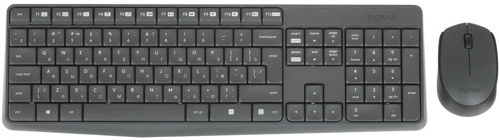 Беспроводная клавиатура + мышь Logitech MK235 920-007949 (черный)