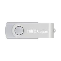 Флешка 256GB USB 2.0 FlashDrive Mirex SWIVEL SILVER