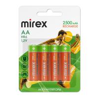 Аккумуляторы Mirex AA HR6 2500mAh 23702-HR6-25-E4 (4 шт)
