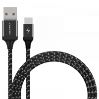 Кабель Momax Zero DTA11D (USB-A/USB-C, 1м, серый)