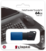 Флешка 64GB Kingston DataTraveler Exodia M USB3.2 DTXM/64GB