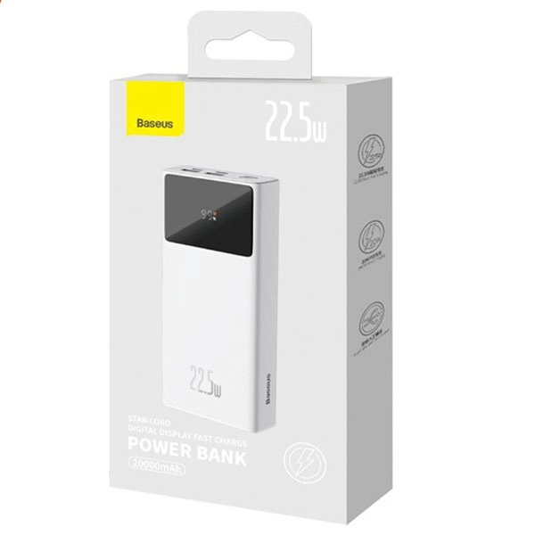 Внешний аккумулятор Baseus Star-Lord 20000mAh (белый)