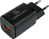 Сетевое зарядное Cablexpert MP3A-PC-43 (черный)