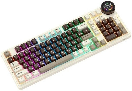 Клавиатура Royal Kludge N99 Mokko Grey (RK Violet)