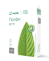 Бумага ИЛИМ Профи А4, 80г/м, 500л, класс А+