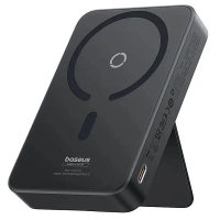 Внешний аккумулятор Baseus MagPro Magnetic Bracket Wireless Fast-Charging Power Bank 20W 5000mAh (черный)