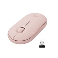 Мышь Logitech M350 Pebble (оптическая, 1000 dpi, 3 кнопки, розовая)