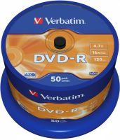Набор дисков DVD-R Verbatim 4.7Gb 16x 43548 (50 шт.)