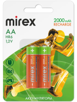 Аккумуляторы Mirex АА HR6 2000mAh 23702-HR6-20-E2 (2 шт)