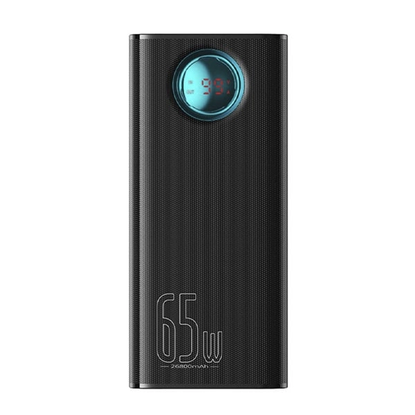 Внешний аккумулятор Baseus Amblight Digital Display Fast Charge Power Bank 65W 26800mAh (черный)