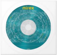 Диск CD-RW Mirex 700Mb 12x в конверте (1 шт)