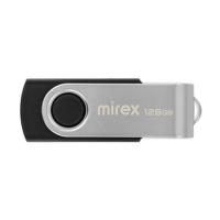Флешка 128GB Mirex Color Blade Swivel Rubber USB 2.0 13600-FMURS128 (черный)