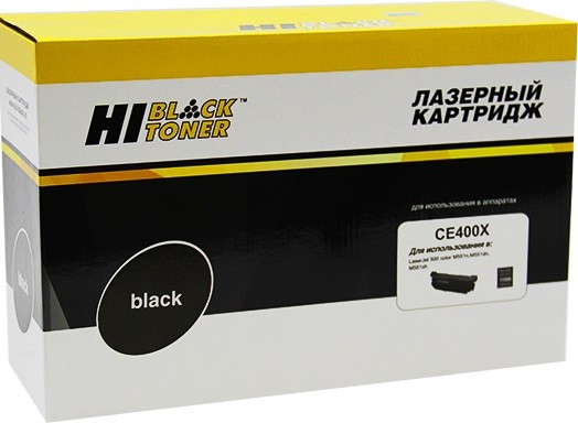 Картридж Hi-Black HB-CE400X (аналог HP CE400X)