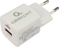 Сетевое зарядное Cablexpert MP3A-PC-46 (белый)