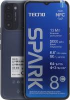 Смартфон TECNO SPARK 8C 4GB/64GB Magnet Black (KG5n)