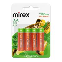 Аккумулятор Mirex AA 2700mAh HR6-27-E4 (4 шт)