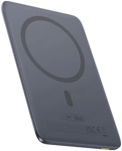 Внешний аккумулятор Baseus PicoGo AM41 Ultra-Slim Magnetic Power Bank 5000mAh (серый)