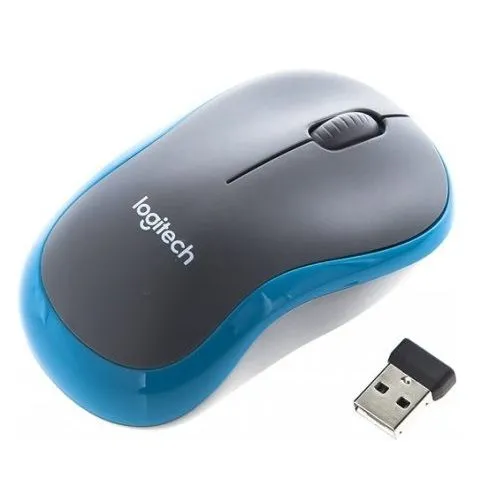 Беспроводная клавиатура + мышь Logitech Wireless Combo MK275 920-007721 (черный/синий)