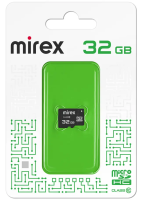 Карта памяти Mirex 32GB microSDHC 13612-MC10SD32