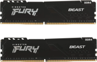 Оперативная память Kingston 2x16GB FURY Beast DDR4 KF432C16BBK2/32 (3200МГц, XMP)