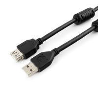 Удлинитель USB Type-A Cablexpert CCF2-USB2-AMAF-6 (USB 2.0, AM-AF, 1.8м, черный)