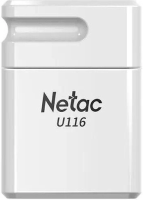 Флешка Netac U116 64GB USB 3.2 NT03U116N-064G-32WH (белый)