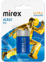 Батарейка Mirex 6LR61 Ultra Alkaline 23702-6LR6-E1 (1 шт)