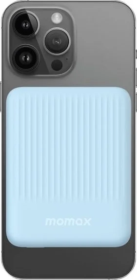 Портативное зарядное устройство Momax Q.MAG Minimal IP122 5000mAh (Type-C, 15W, голубой)
