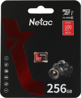 Карта памяти Netac 256GB P500 Extreme Pro microSDXC NT02P500PRO-256G-S