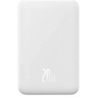 Внешний аккумулятор Baseus Magnetic Mini 20000mAh (20W, белый)