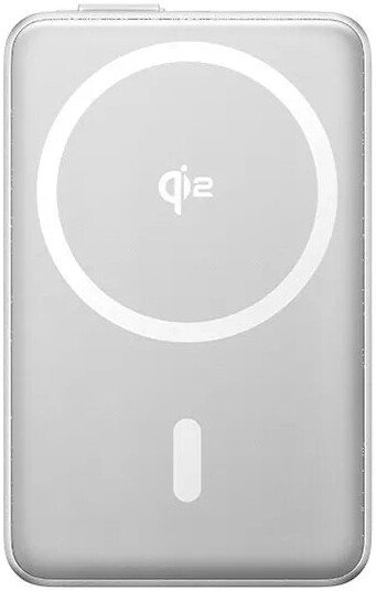 Внешний аккумулятор Baseus Nomos Qi2 Magnetic Power Bank 10000mAh (серебристый)