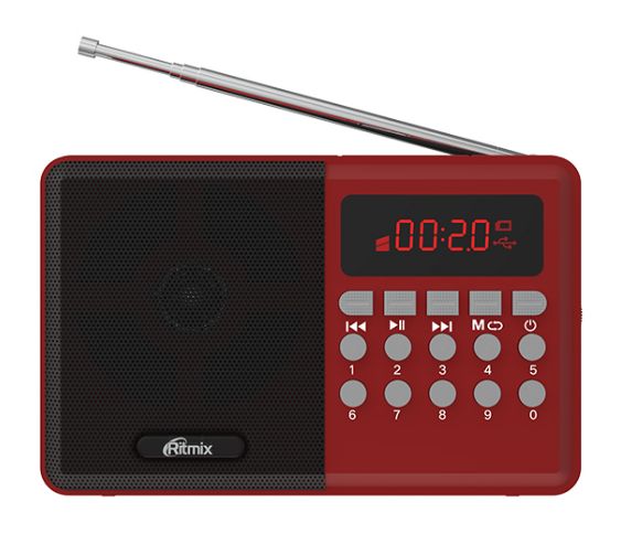 Радиоприемник Ritmix RPR-002 (красный)