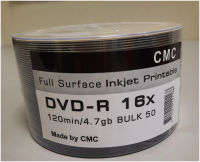 Набор дисков DVD-R 4.7GB CMC 16x Printable 43868 (50 шт.)