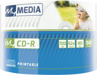 Набор дисков CD-R MyMedia Printable 700Mb 52x (50 шт)