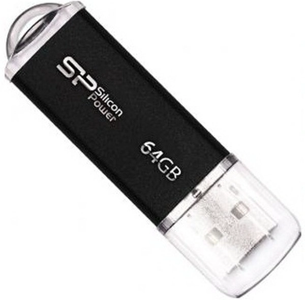 Флешка Silicon-Power Ultima II I-Series USB 2.0 64 Гб SP064GBUF2M01V1K (черный)