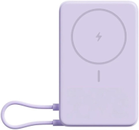 Внешний аккумулятор Xiaomi Magnetic Power Bank with Built-in Stand WPB1007Z 10000mAh (сиреневый, международная версия)