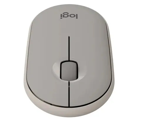 Мышь Logitech M350 Pebble (оптическая, 1000 dpi, 3 кнопки, серая)