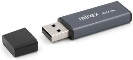 Флешка Mirex Stiff Gray 128GB 13600-FMUST128