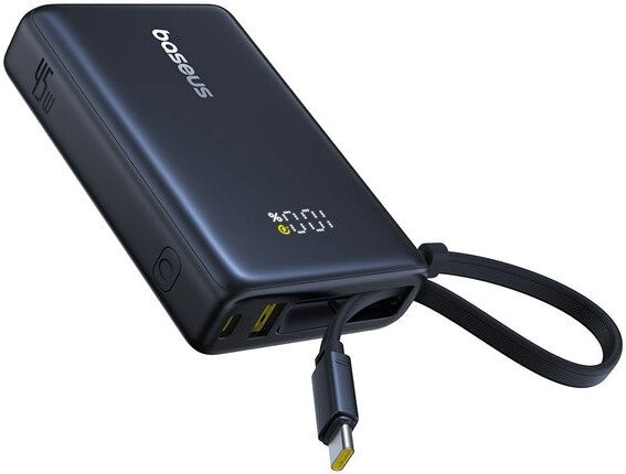 Внешний аккумулятор Baseus Picogo PPPG-1W45C Digital Display Power Bank 45W 10000mAh (черный)