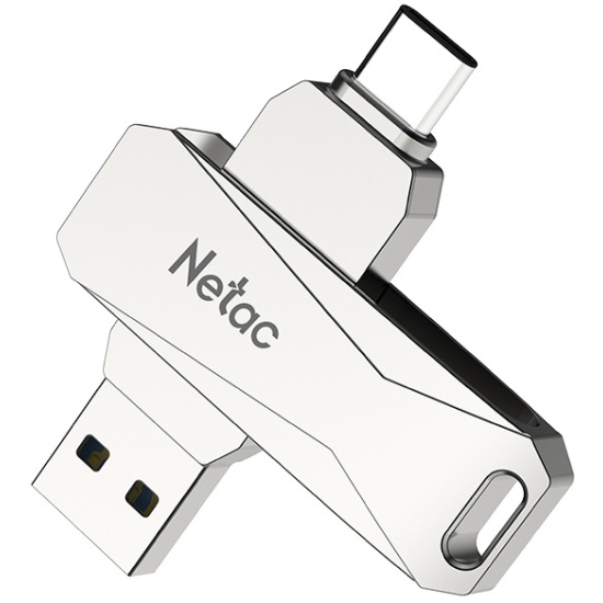 Флешка 128GB USB / TypeC FlashDrive Netac U782С