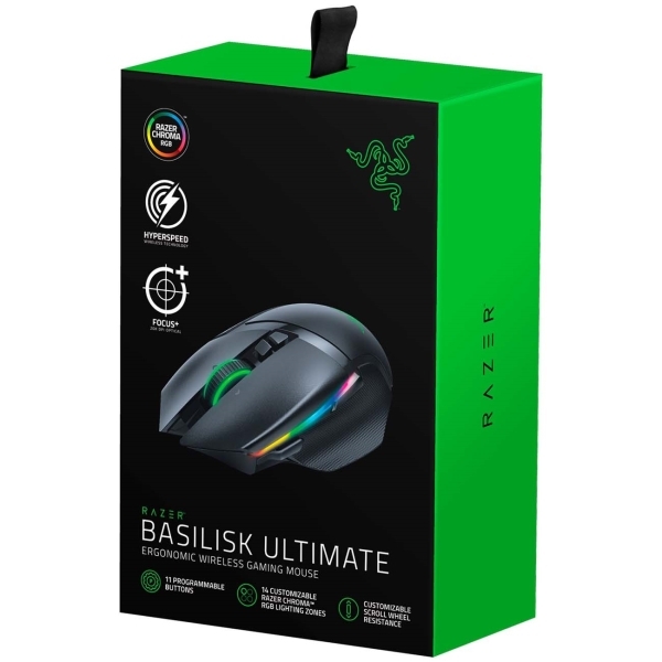 Игровая мышь Razer Basilisk Ultimate (оптическая, 20000 dpi, 11 кнопок, без зарядного крэдла)