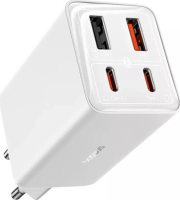 Сетевое зарядное Baseus GaN6 Pro Fast Charger 2C+2U 65W P10162701213-00 (белый)