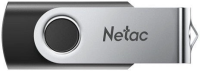 Флешка Netac U505 32GB USB 3.2 NT03U505N-032G-32BK (серебристый/черный)
