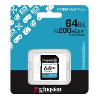 Карта памяти Kingston 64GB Canvas Go! Plus SDXC SDG4/64GB