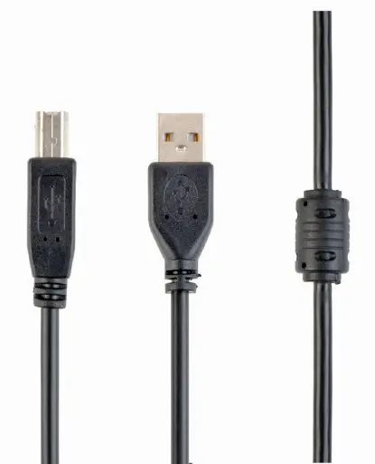 Кабель USB Type-A - Type-B Cablexpert CCF2-USB2-AMBM-10 (USB 2.0, 3м, черный)