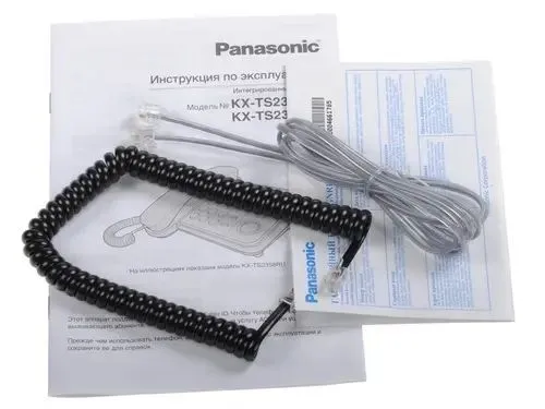 Проводной телефон Panasonic KX-TS2358RUB (черный)
