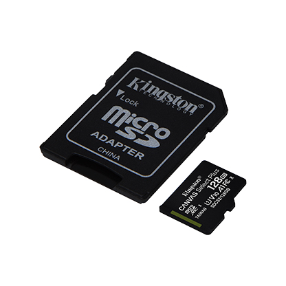 Карта памяти 128GB Kingston Canvas Select Plus microSDXC  (с адаптером) SDCS2/128GB