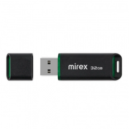 Флешка Mirex Spacer 32GB  USB 2.0 13600-FMUSBK32 (черный)