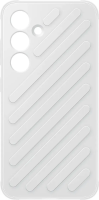 Чехол-накладка Samsung Shield Case S24 (светло-серый)